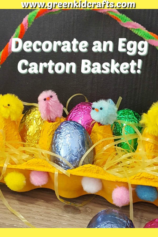 DIY Easter Baskets For Toddlers
 Decorate a DIY Easter Basket made from Egg Cartons