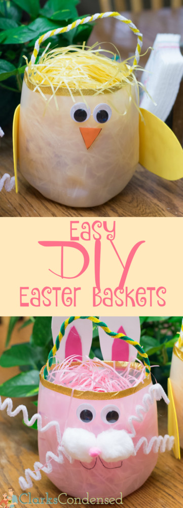 DIY Easter Baskets For Toddlers
 Easy DIY Easter Baskets
