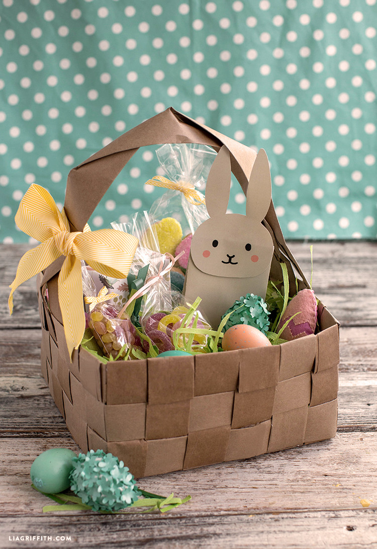 DIY Easter Gifts
 Upcycled DIY Easter Basket Lia Griffith