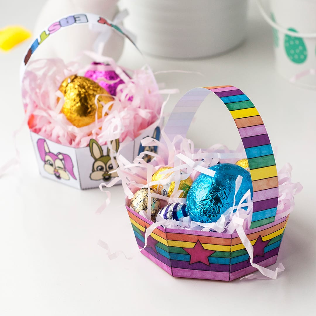 DIY Easter Gifts
 DIY Easter Egg Basket Templates