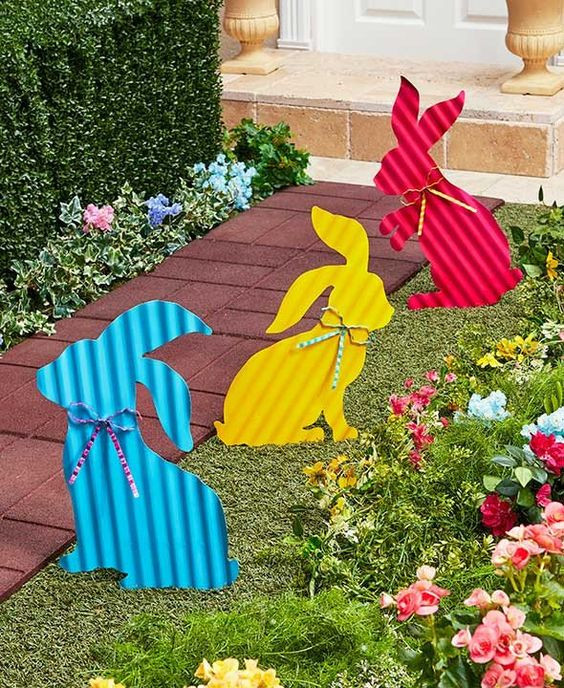 DIY Easter Yard Decorations
 Top 22 Cutest DIY Easter Decorating Ideas for Front Yard