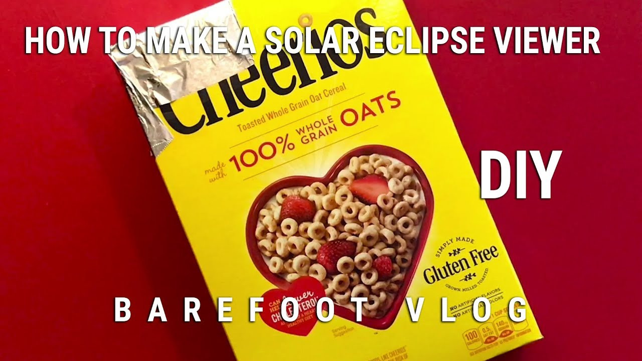 DIY Eclipse Box
 DIY How to Make a Cereal Box Solar Eclipse Viewer