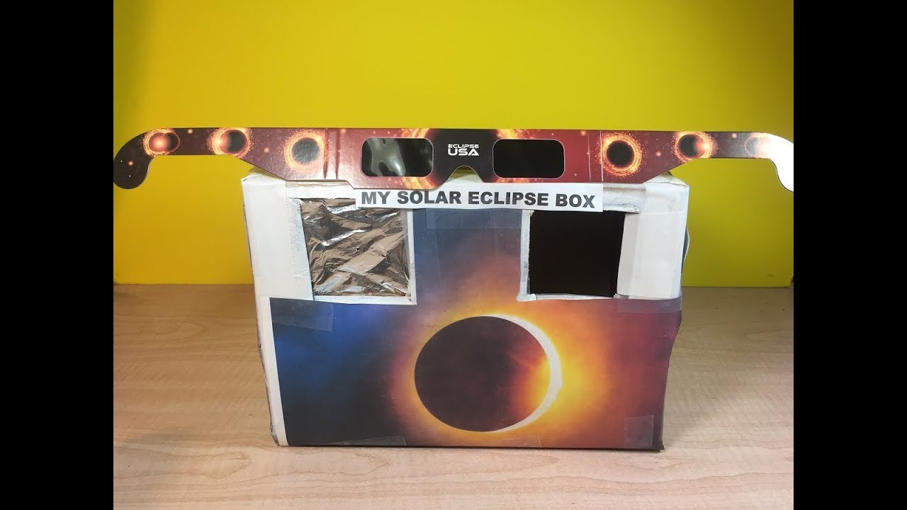 DIY Eclipse Box
 Solar Eclipse box DIY alternative for Solar Eclipse
