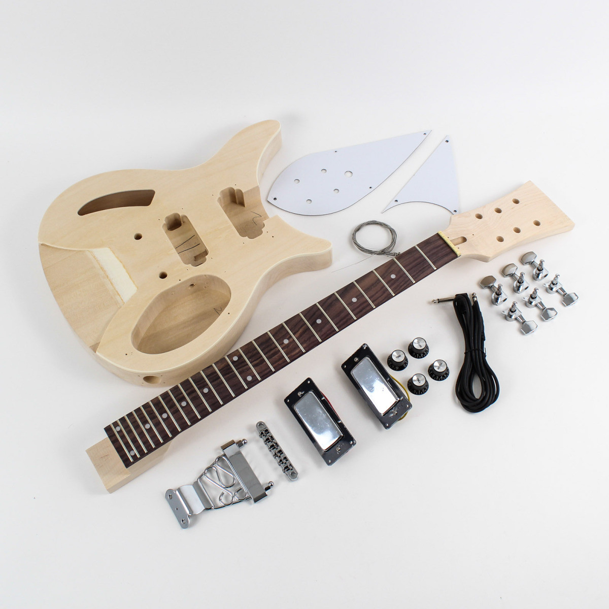 DIY Electric Guitar Kits
 Rickenbacker Style Semi Hollow DIY Guitars
