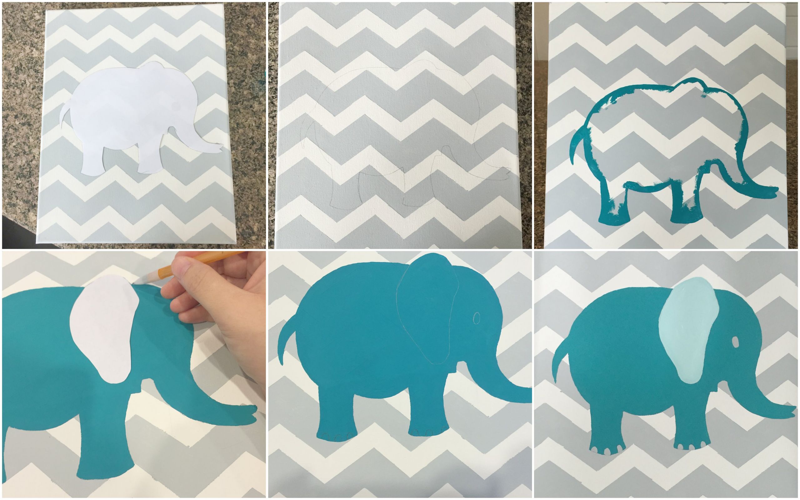 DIY Elephant Decorations
 DIY Nursery Ideas Wall Art Runaway Teacher