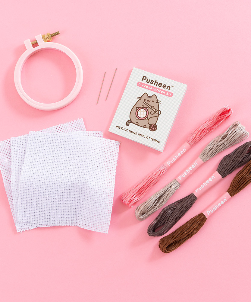 DIY Embroidery Kit
 Pusheen DIY Cross Stitch Kit – Pusheen Shop