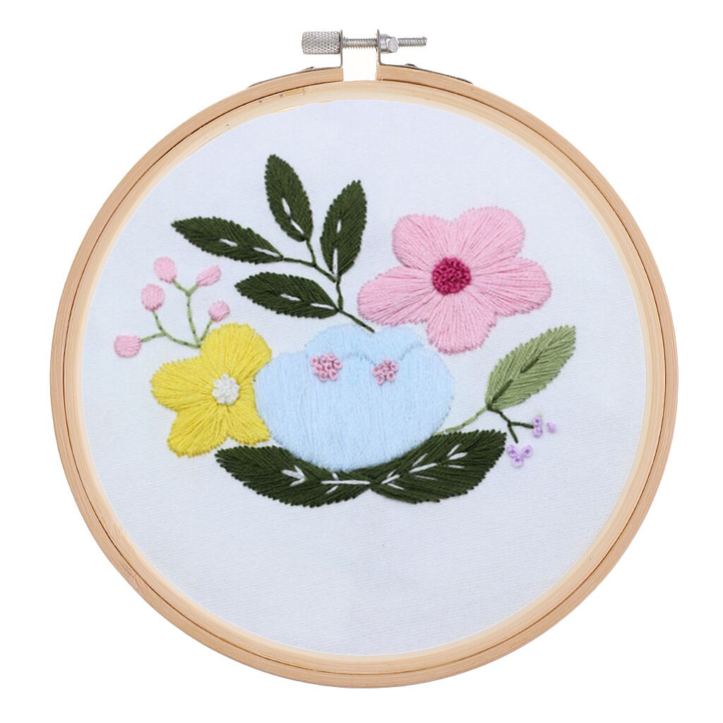 DIY Embroidery Kit
 Phenovo Embroidery Kit Flower Hand Embroidery DIY Cross