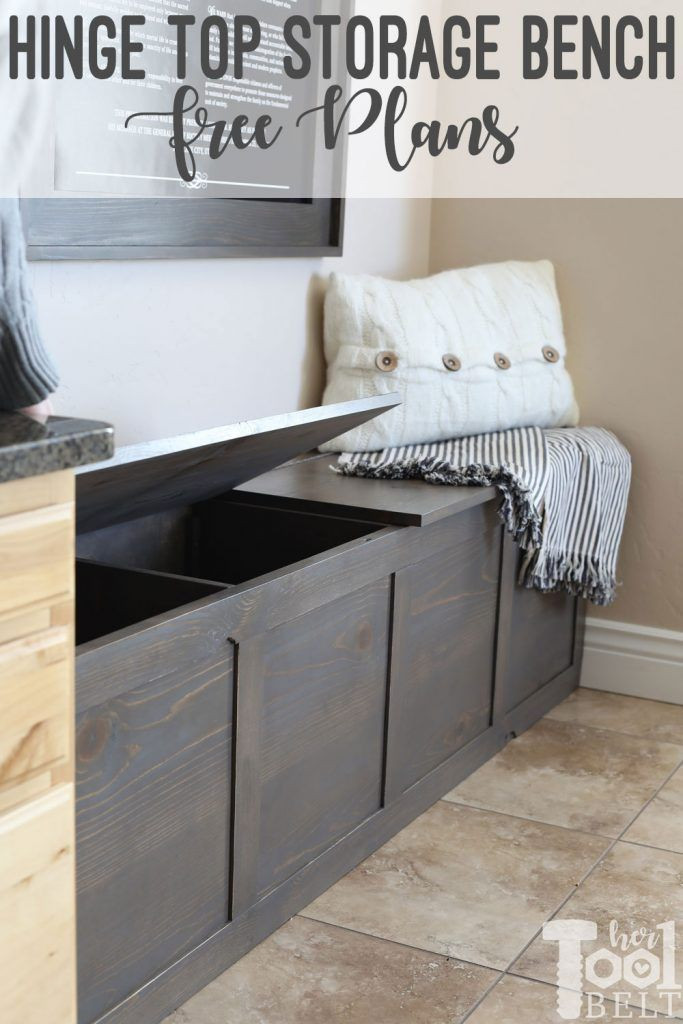 Diy Entry Bench With Storage
 DIY Storage Bench Ideas That Perfectly plete The Entryway