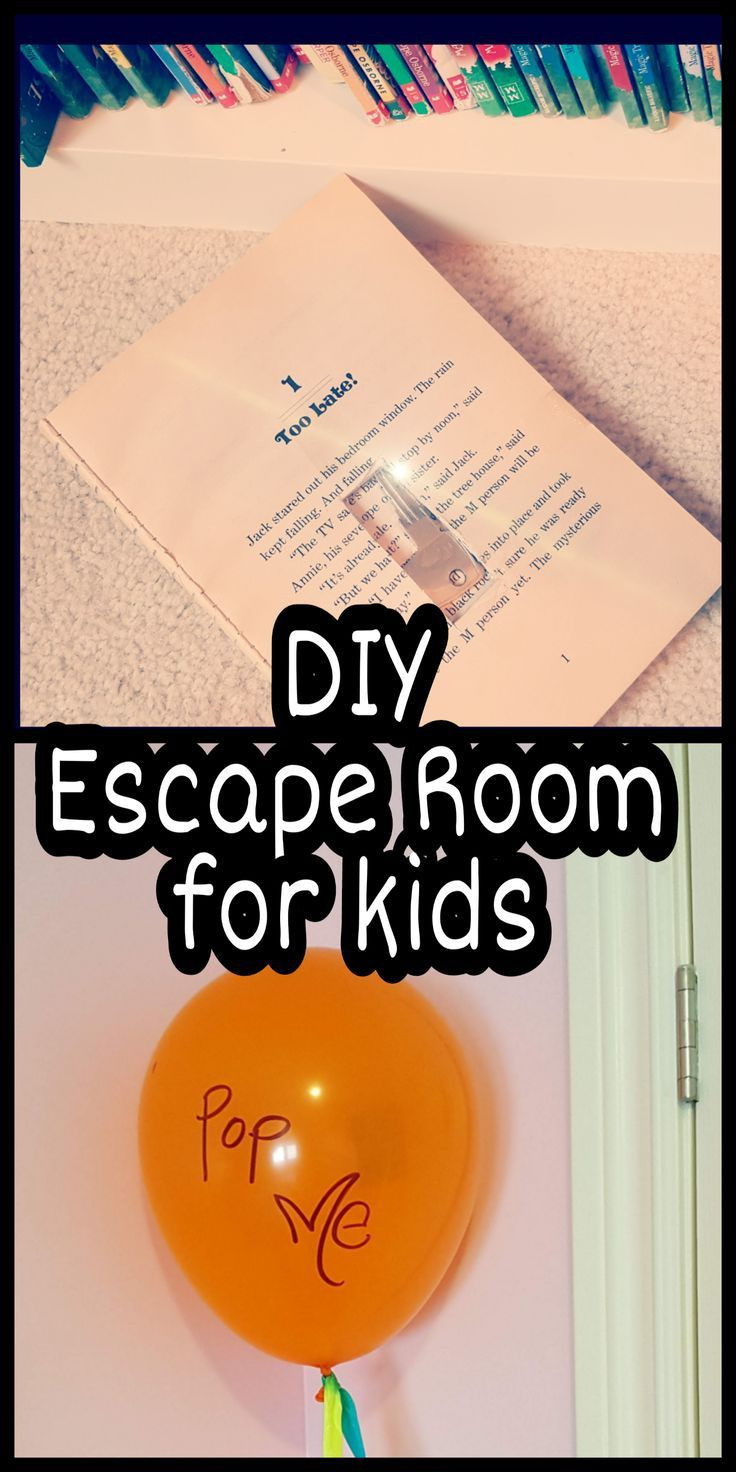 DIY Escape Room For Kids
 DIY escape room for kids I tried this at home with my