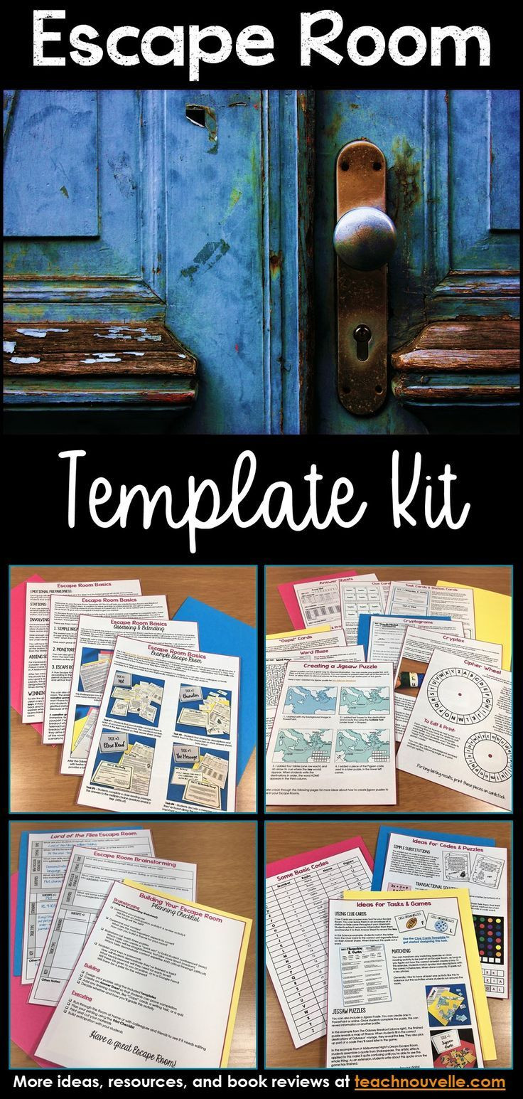 DIY Escape Room For Kids
 Escape Room and Breakout Box Template Kit mercial Use