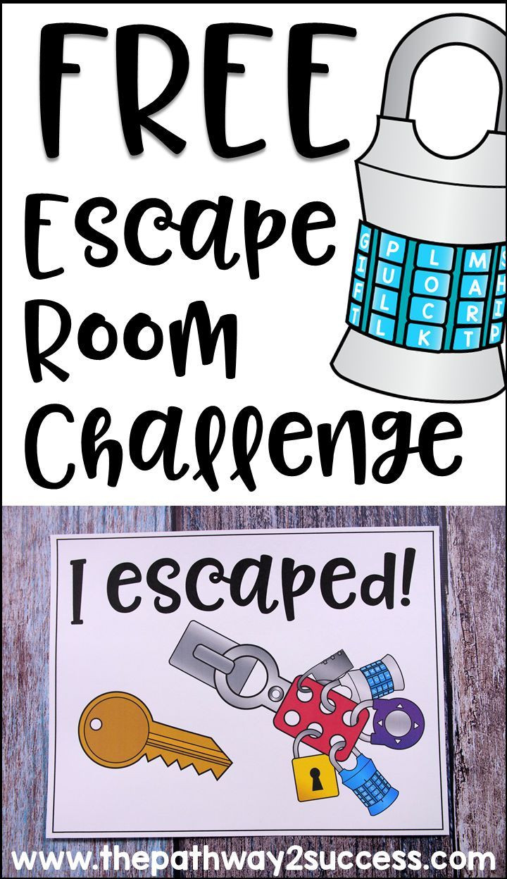 DIY Escape Room For Kids
 Executive Functioning Escape Room Activity