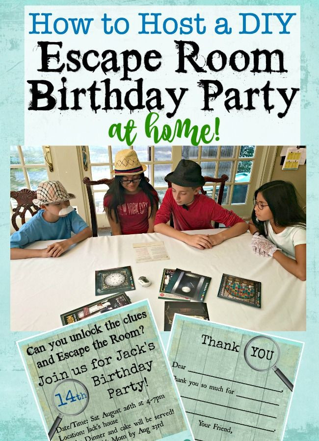 DIY Escape Room For Kids
 How to Host a DIY Escape Room Party at Home