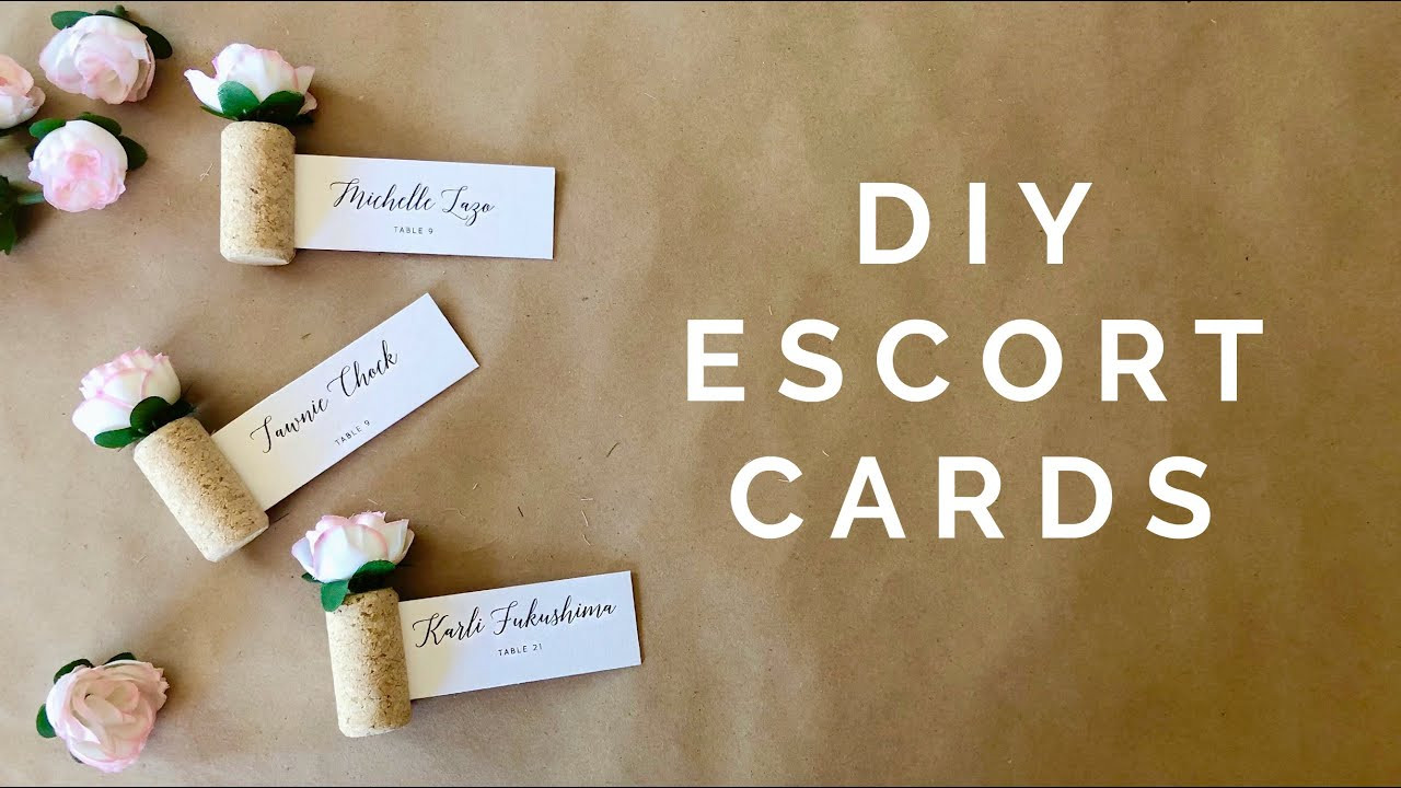 DIY Escort Cards Wedding
 DIY Wedding Idea Cork Escort Cards