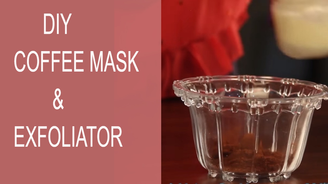 DIY Exfoliating Mask
 COFFEE FACE MASK For Brightening & Exfoliating