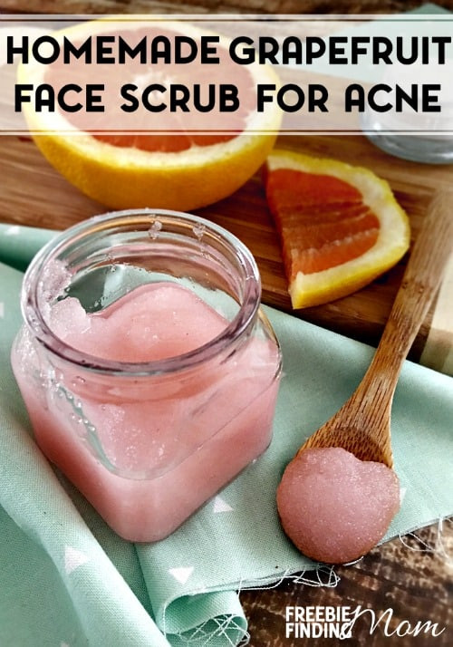 DIY Exfoliating Mask
 Natural Homemade Face Scrub For Acne Grapefruit Face Scrub