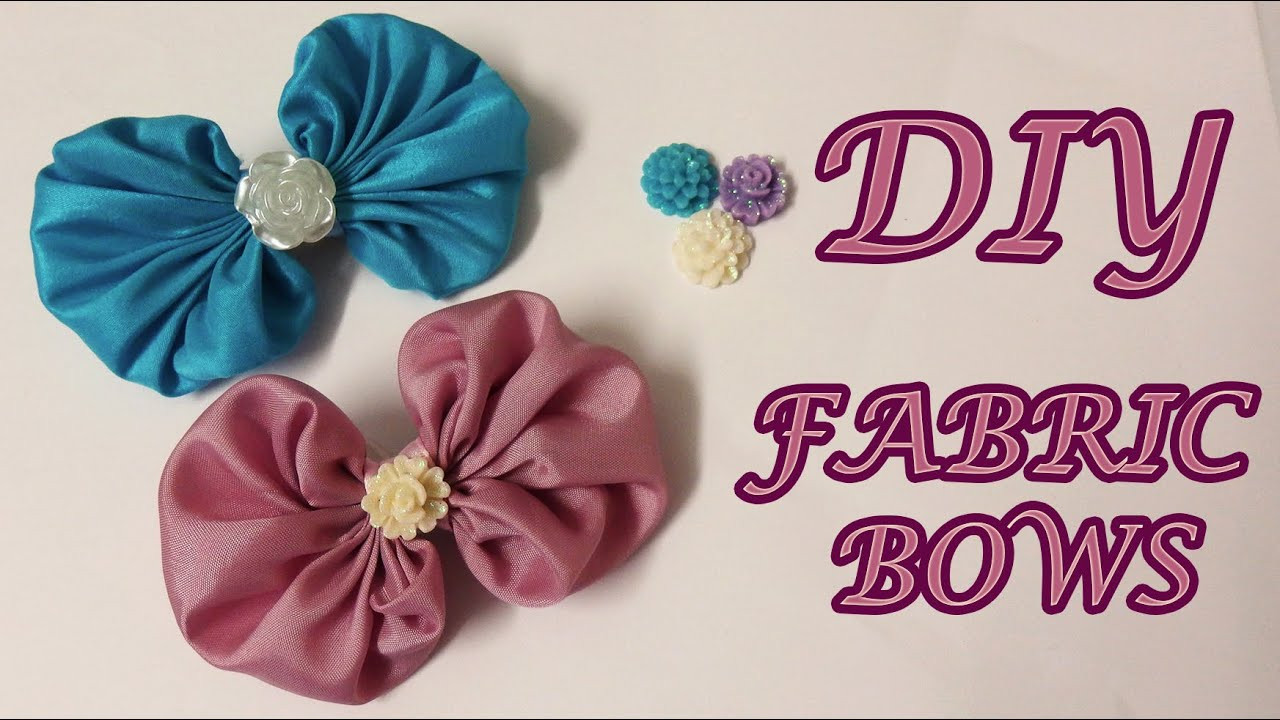 DIY Fabric Hair Bow
 DIY fabric bows fabric hair bows tutorial how to