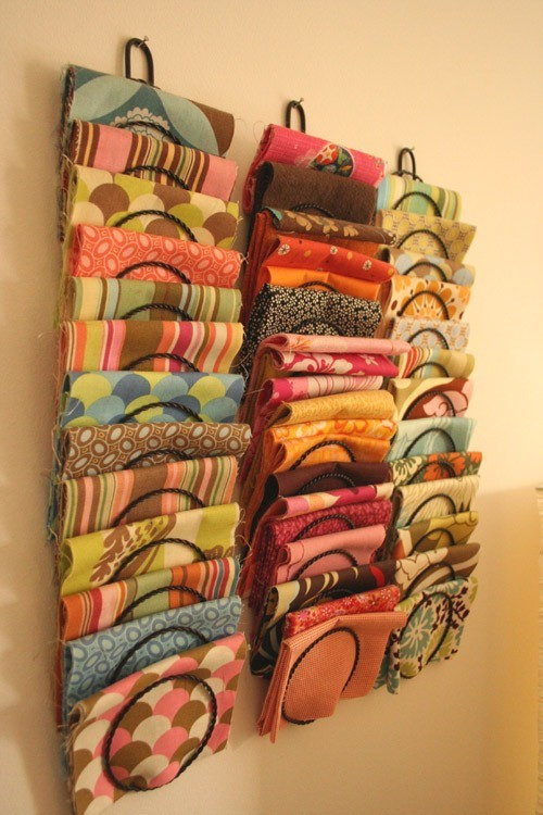 DIY Fabric Organizer
 A Matter Style DIY Fashion 6 solutions to your fabric