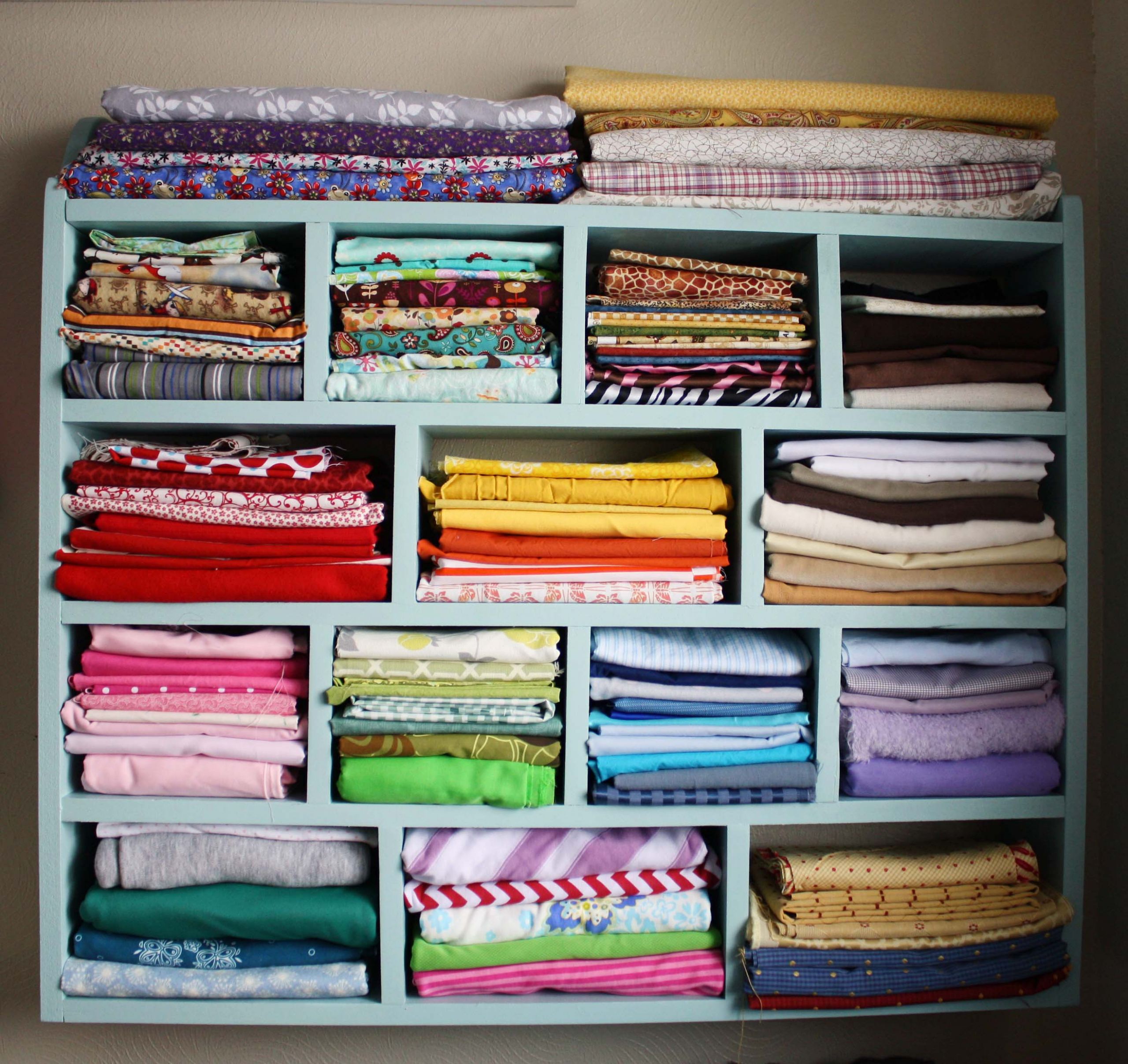 DIY Fabric Organizer
 Ana White
