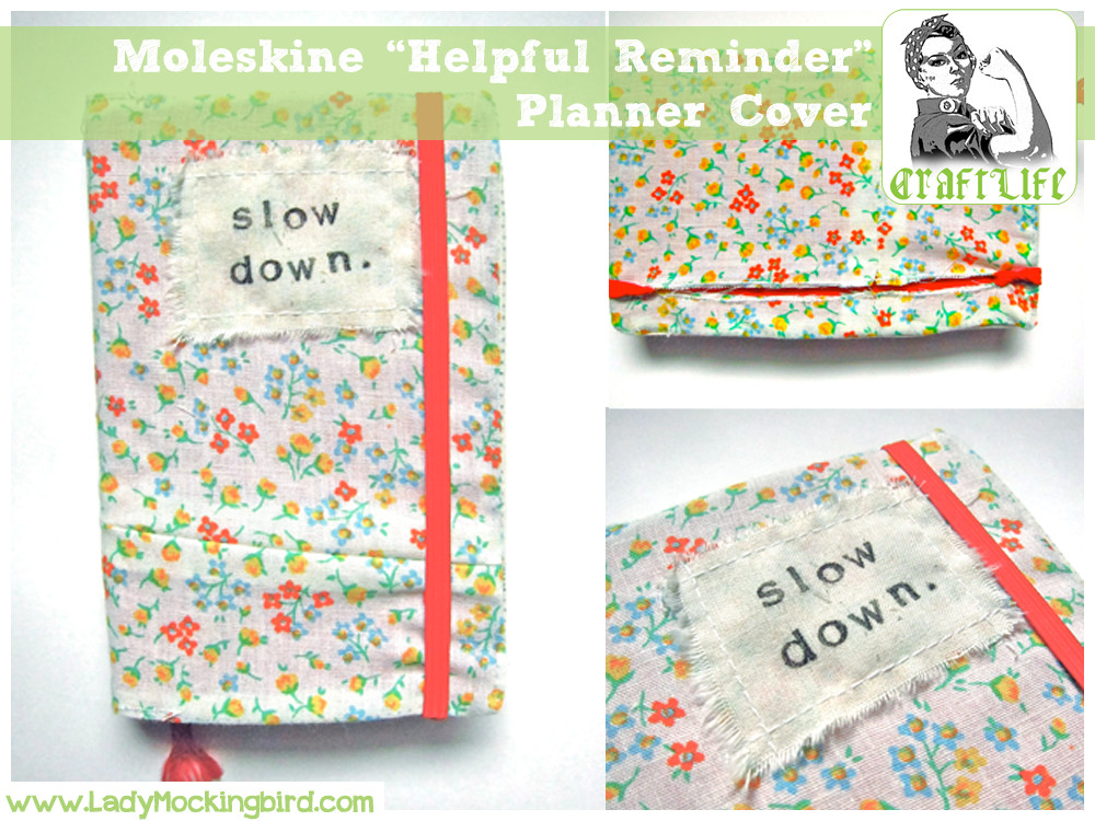 DIY Fabric Planner Cover
 Amy Nicole Studio – CraftLife DIY Moleskine Planner Cover