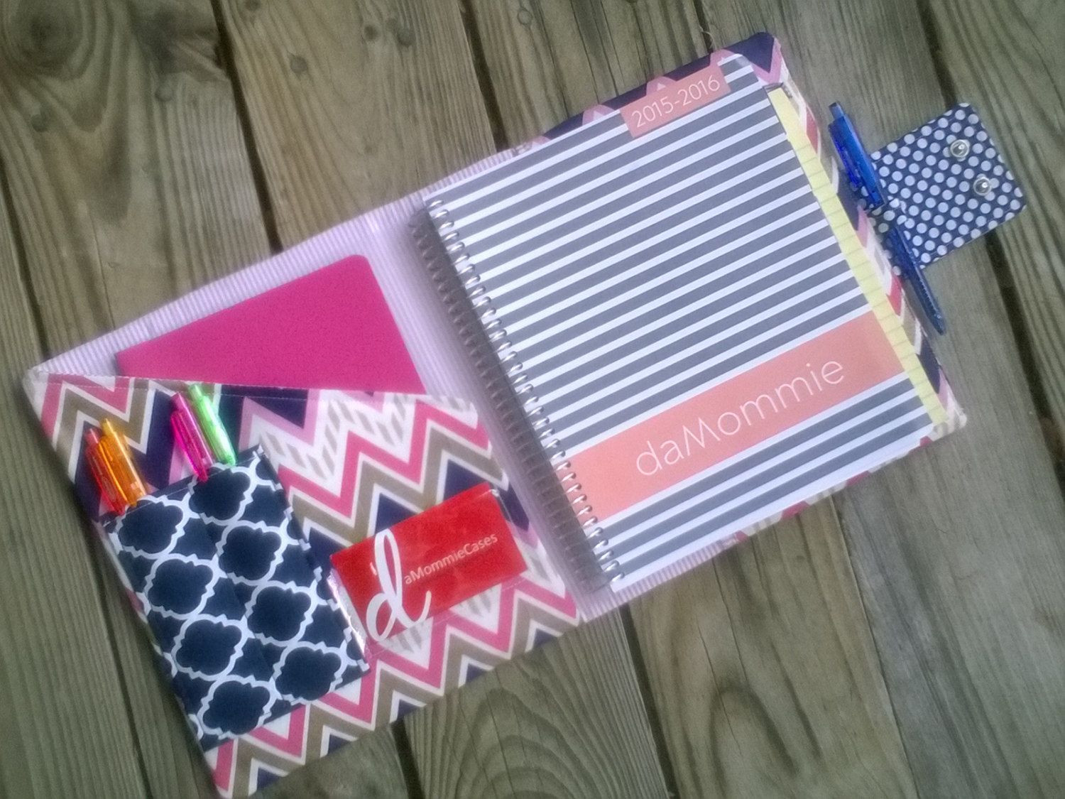 DIY Fabric Planner Cover
 Erin Condren Plum Paper Planner cover case Made to Order