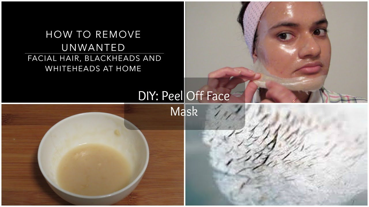 DIY Face Hair Removal
 Get Rid Unwanted Facial Hair Blackheads & Whiteheads