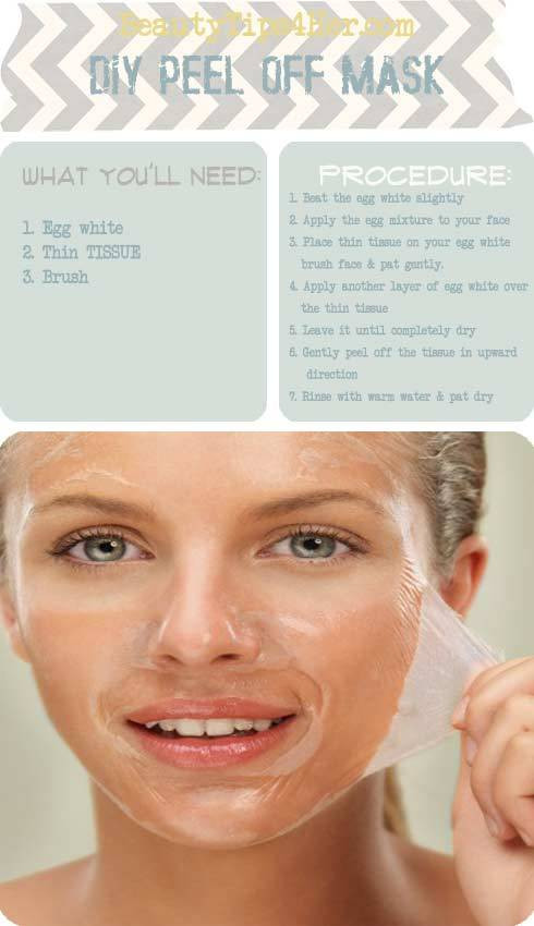 DIY Face Mask To Remove Blackheads
 DIY Peel f Mask Blackhead Removal to Deep Clean Pores