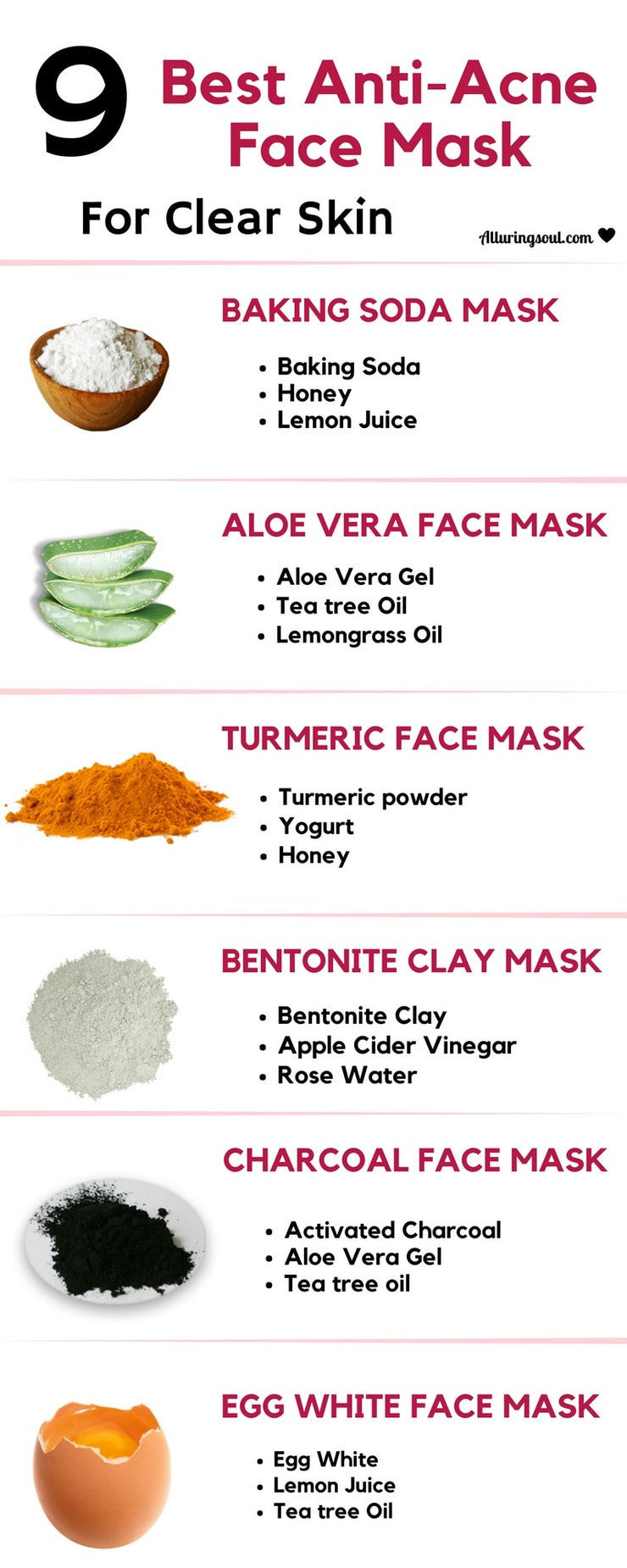 DIY Face Masks Acne
 Best DIY Face Masks for Every Skin Type