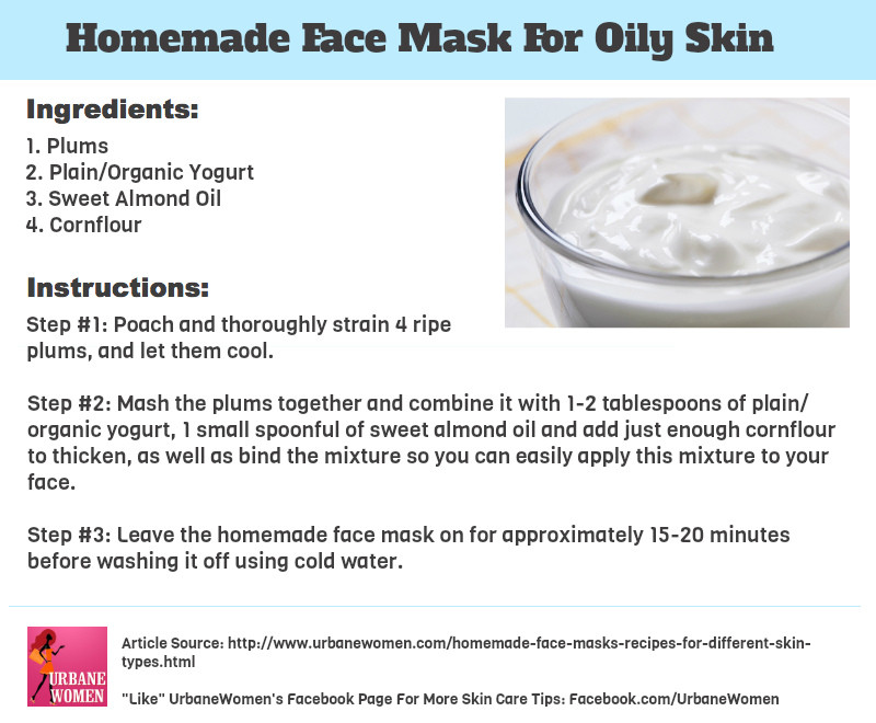 DIY Face Masks For Oily Skin
 Health & nutrition tips Homemade Face Mask For Oily Skin