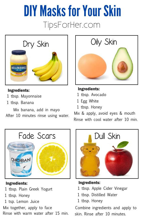 DIY Face Masks For Sensitive Skin
 DIY Masks for Your Skin