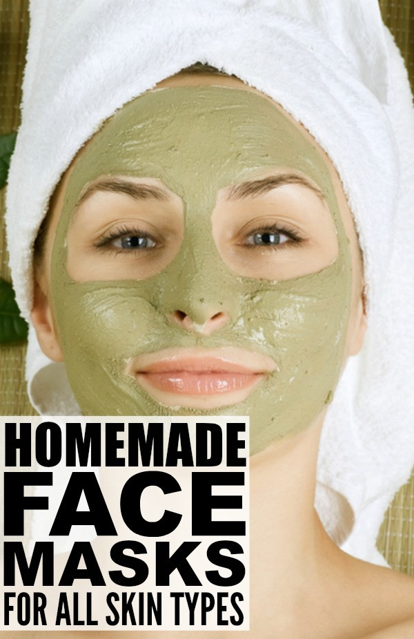 DIY Facial Masks
 Homemade face masks for all skin types
