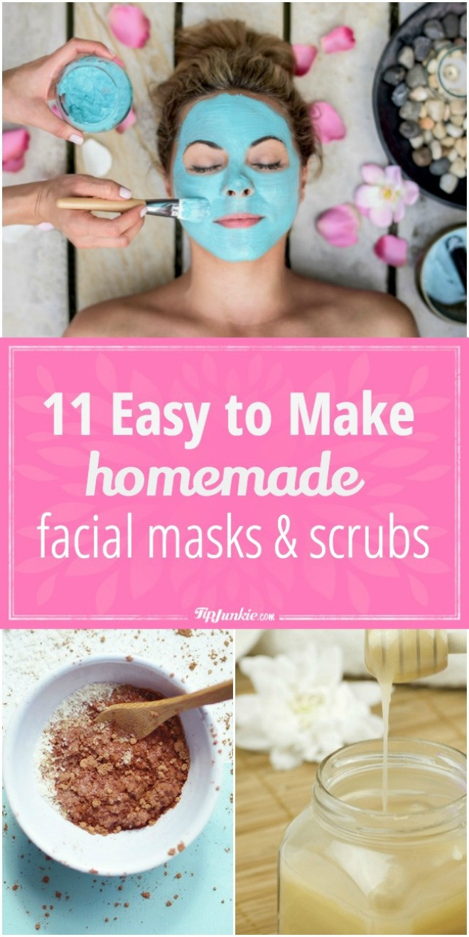 DIY Facial Masks
 11 Easy to Make Homemade Facial Masks and Scrubs