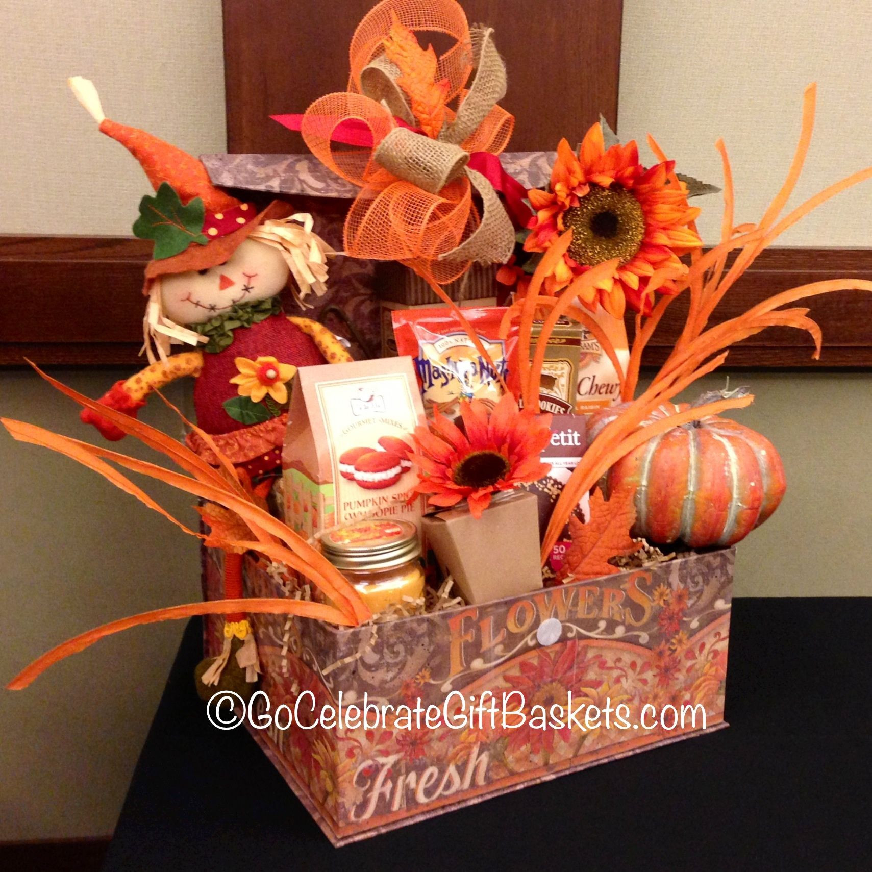 Diy Fall Gift Basket Ideas
 A Fall Gift Basket that won 1st place in the Holiday