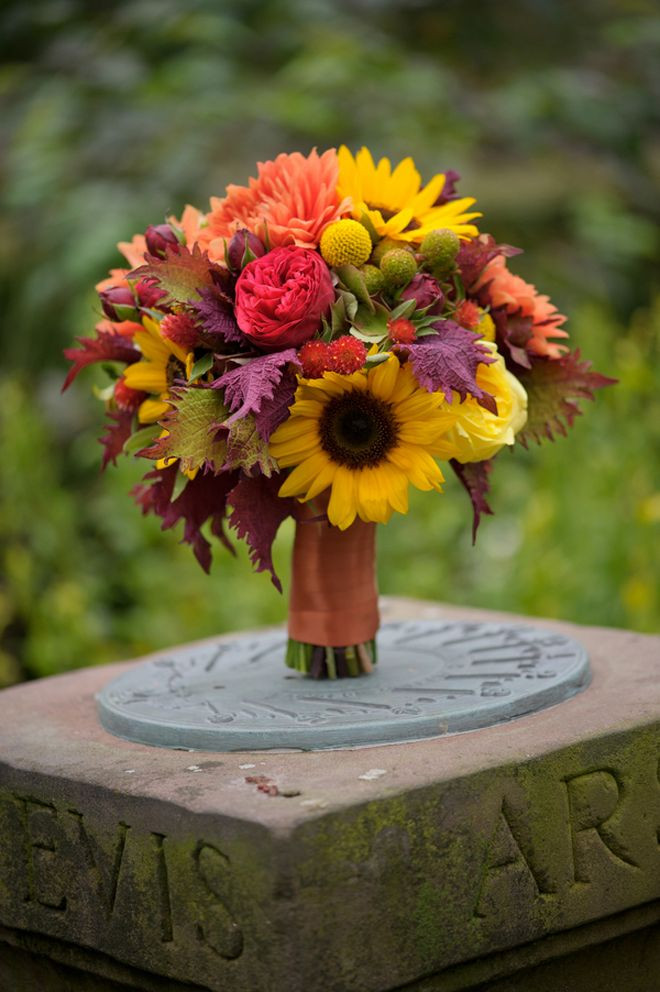 DIY Fall Wedding Bouquet
 Fall Outdoor Wedding Rustic Elegance DIY Details