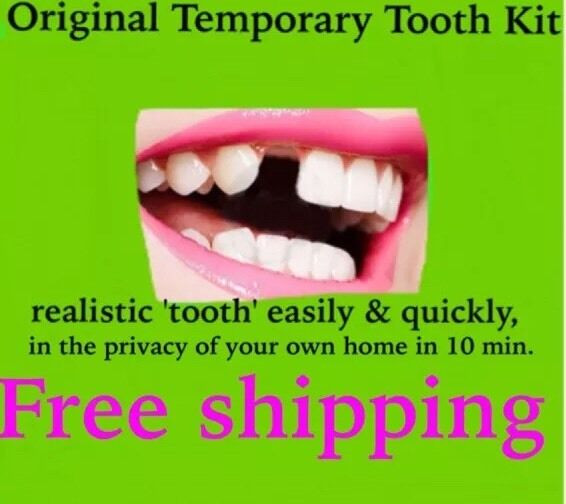 DIY False Teeth Kit
 Quick Dental Tooth™ Temporary DIY Tooth Kit False Teeth