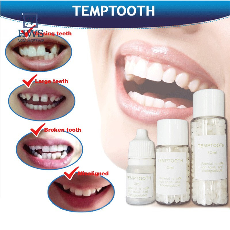 DIY False Teeth Kit
 HWS♣ Temporary Tooth Repair Kit DIY False Teeth Fix Broken