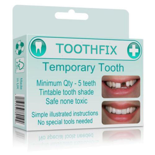 DIY False Teeth Kit
 Tooth repair material missing tooth replace temporary