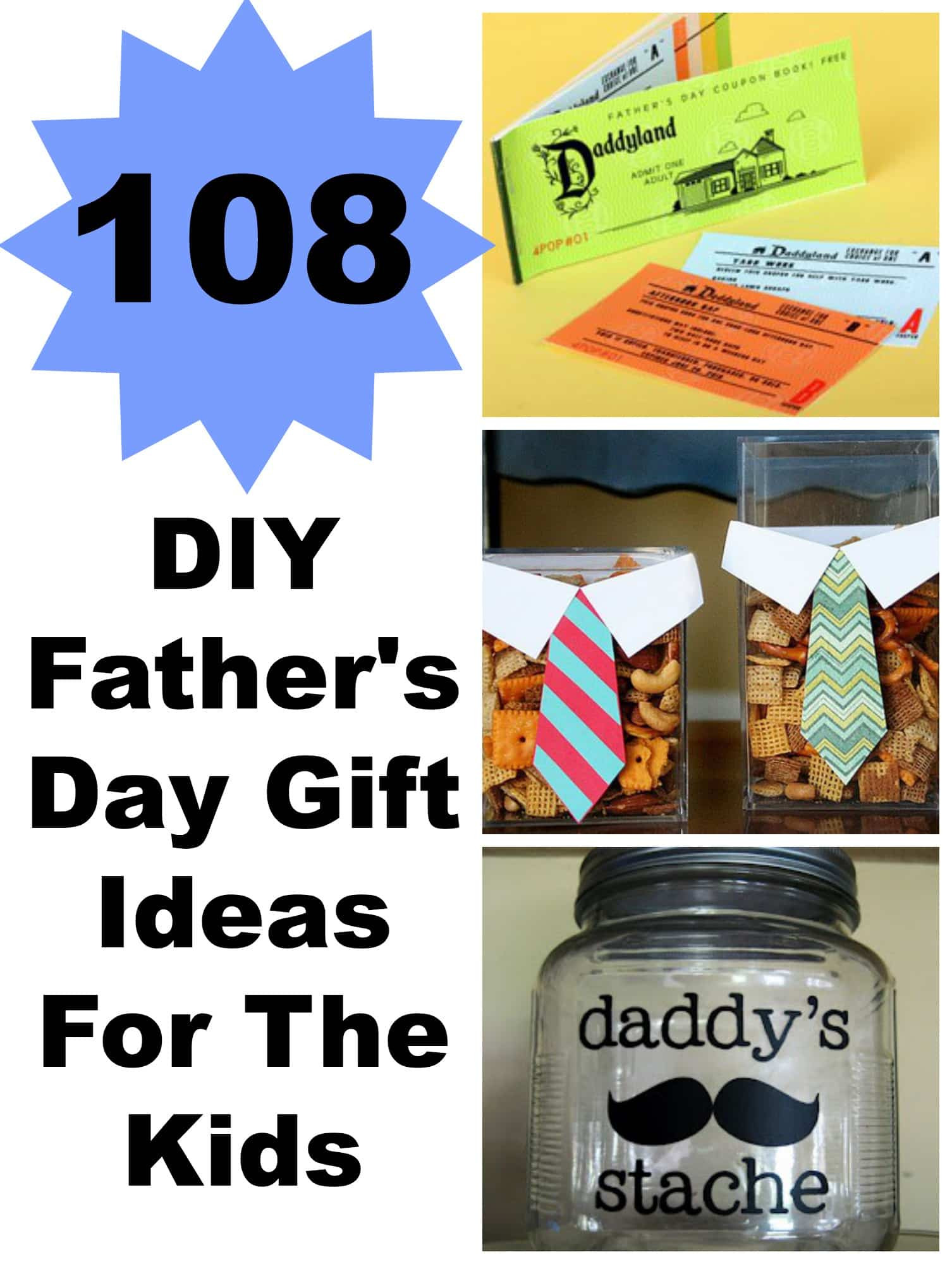 DIY Fathers Day Gifts From Kids
 108 DIY Father s Day Gift Ideas For The Kids Lady and