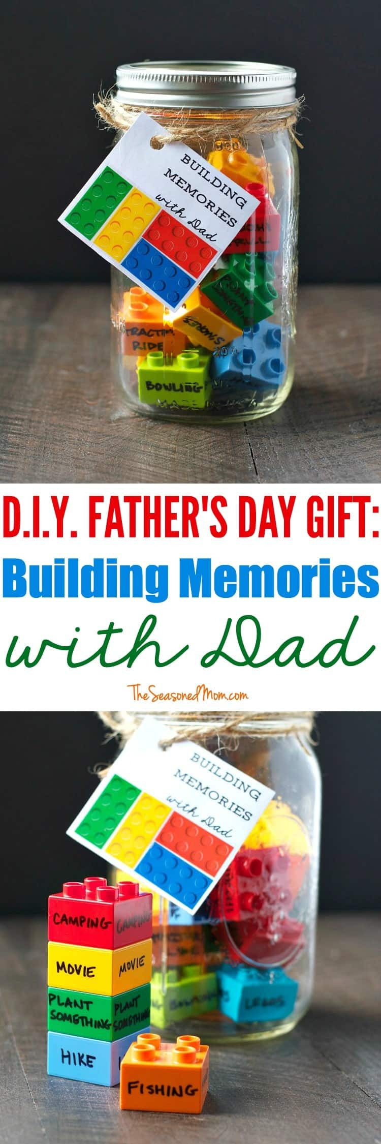 DIY Fathers Gifts
 DIY Father s Day Gift Building Memories with Dad The