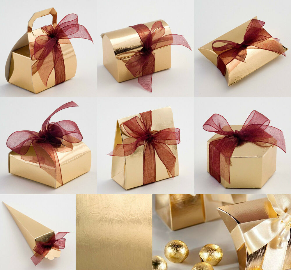 DIY Favor Box
 Best Quality DIY Gold Lari Wedding Party Favour Favor