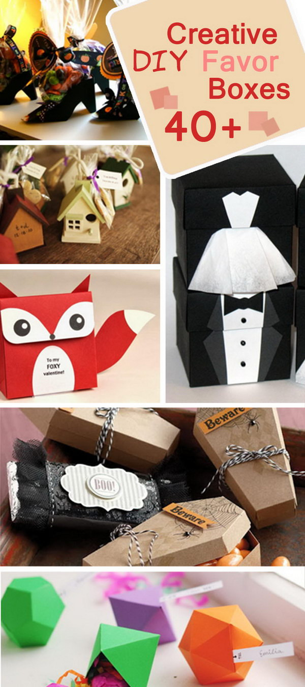 DIY Favor Box
 40 Creative DIY Favor Boxes Hative