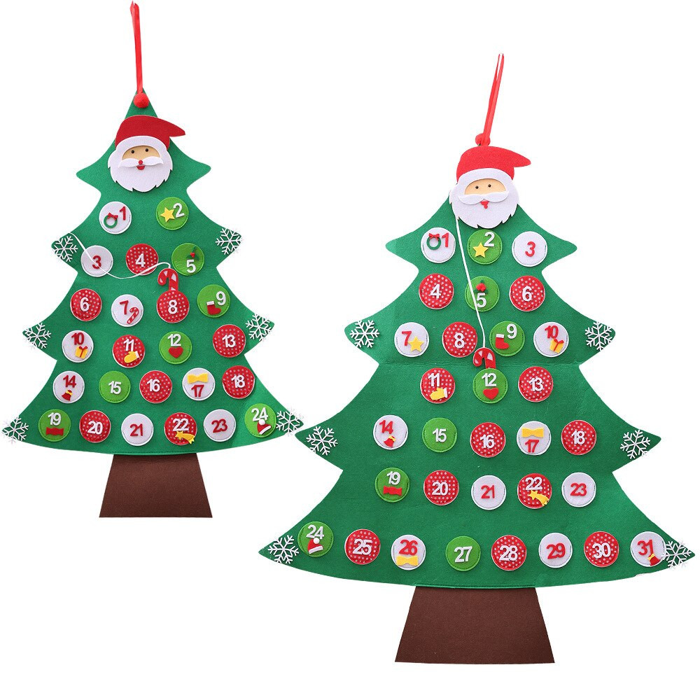 DIY Felt Christmas Tree
 Kids DIY Felt Christmas Tree with Ornaments Children