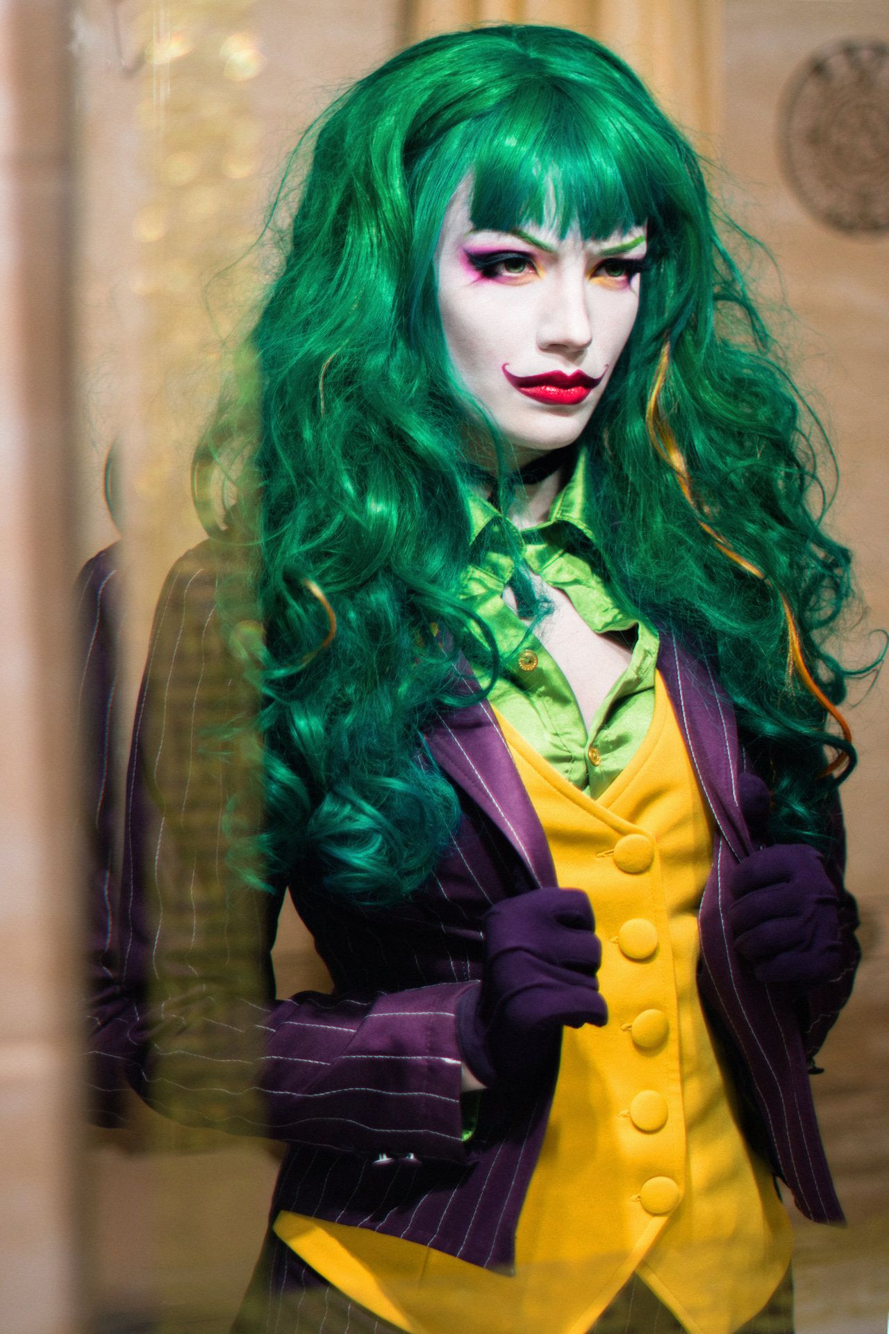 DIY Female Joker Costume
 Female Joker by HydraEvilviantart
