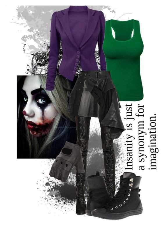 DIY Female Joker Costume
 49 best Male Harley Quinn & Female Joker images on