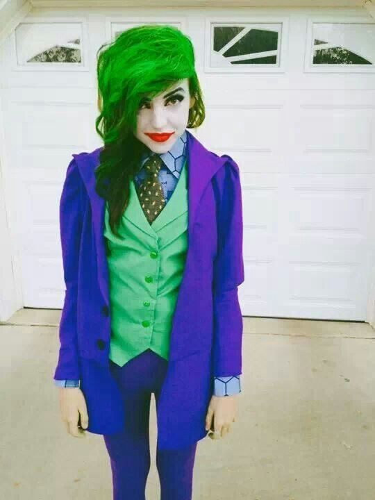 DIY Female Joker Costume
 Female Joker Cosplay Pinterest