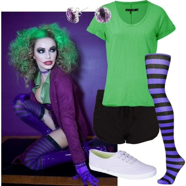 DIY Female Joker Costume
 DIY Joker Costume for Poor College Students