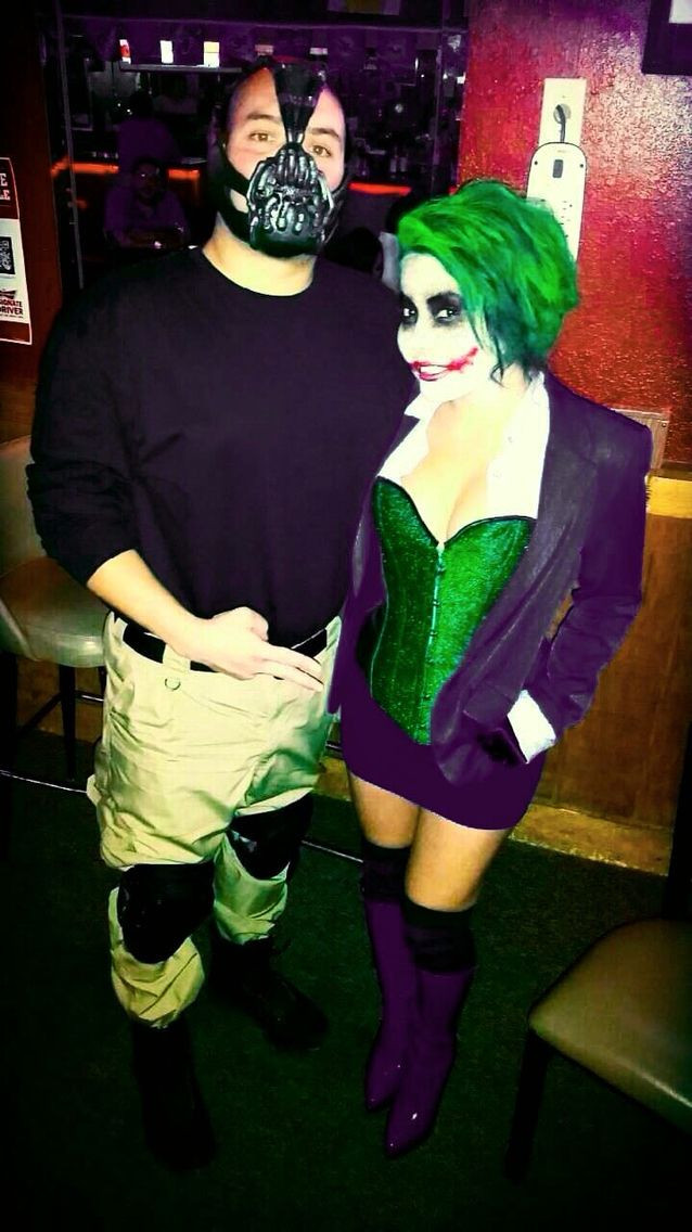 DIY Female Joker Costume
 Babe and Joker Cosplay Halloween joker femalejoker