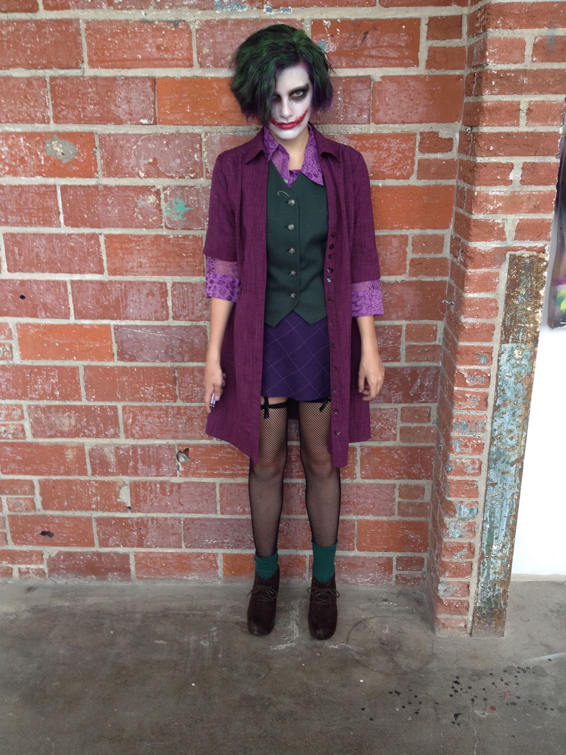 DIY Female Joker Costume
 female joker by emerald amyx cosplay Cosplay