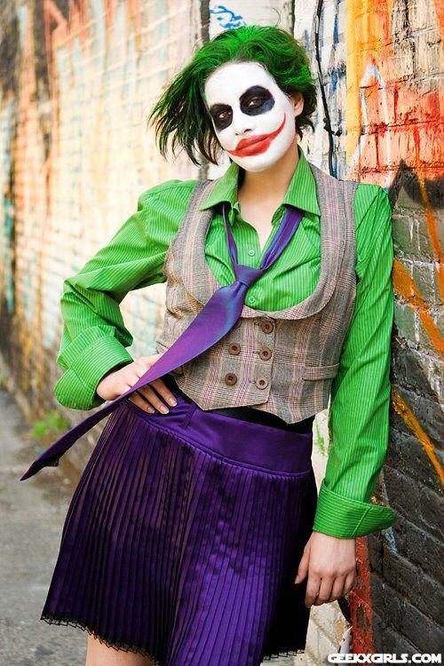 DIY Female Joker Costume
 Pin on Halloween = Favorite