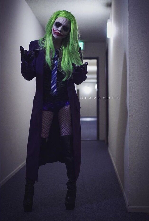 DIY Female Joker Costume
 Female joker …