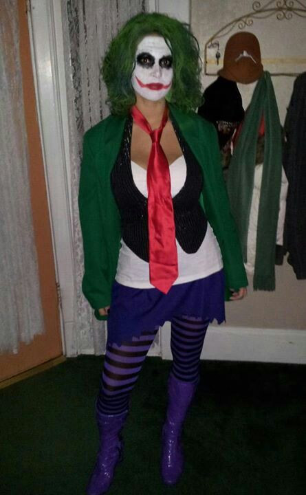 DIY Female Joker Costume
 Joker halloween costume This is Halloween